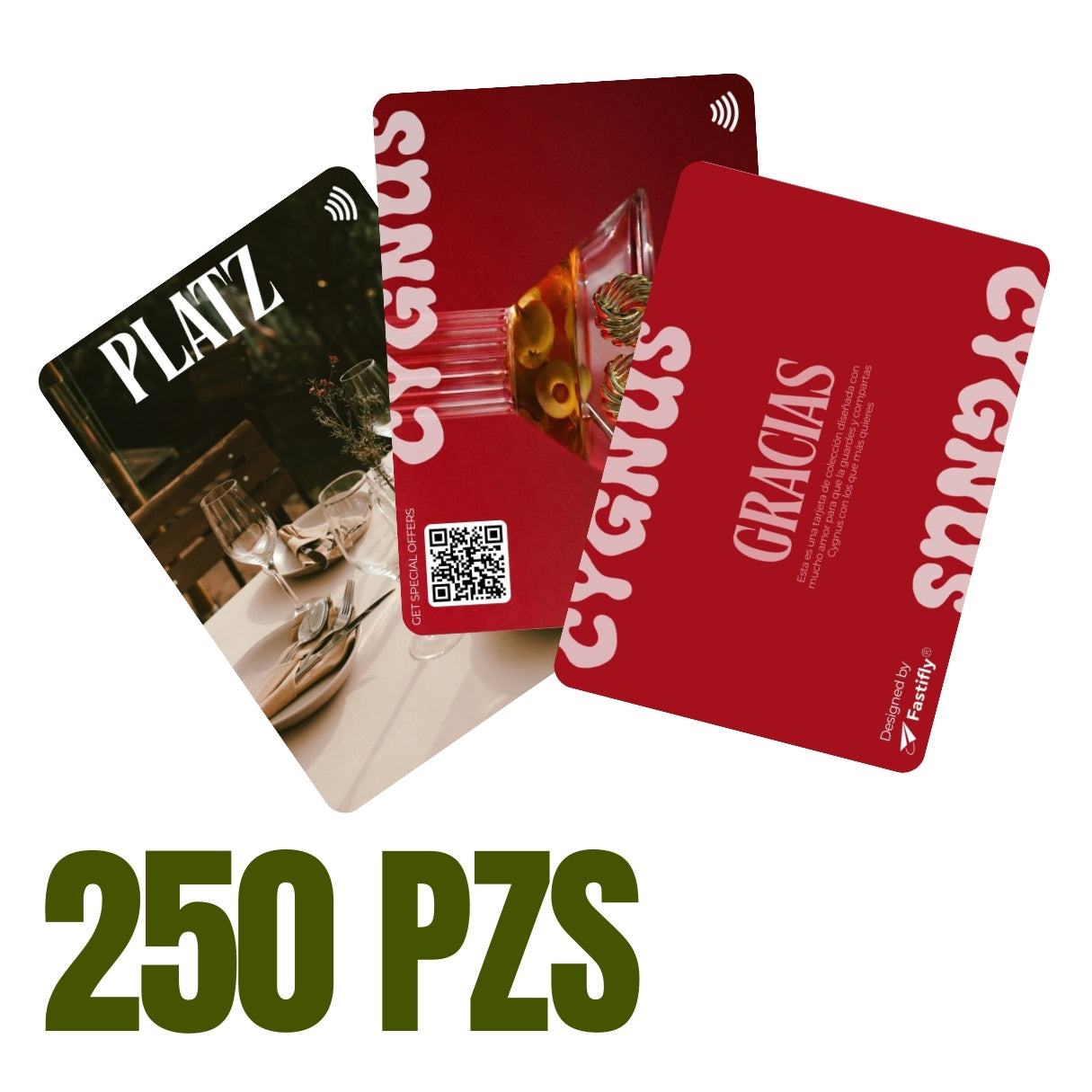 Tarjetas Fastifly NFC Personalizadas