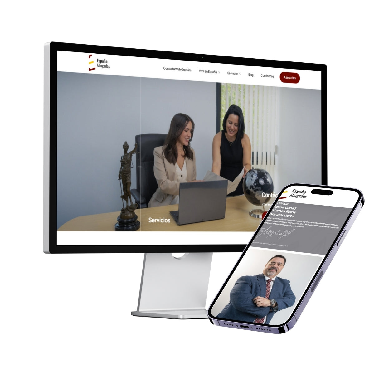 Página Web Despacho Jurídico o Contable