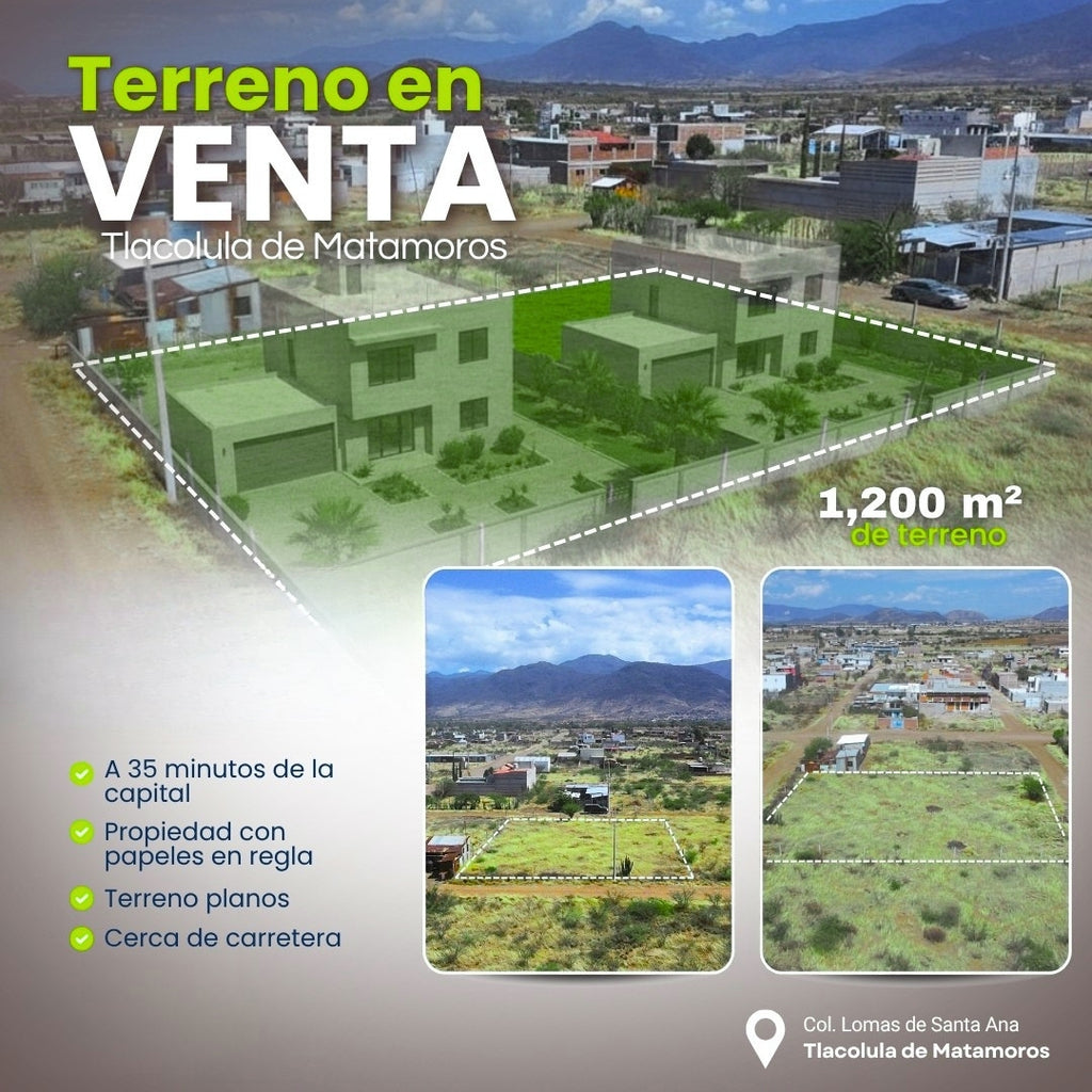 TERRENO RESIDENCIAL, TLACOLULA OAXACA.
